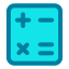 external calculator-home-screen-anggara-blue-anggara-putra-2 icon