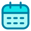 external calendar-home-screen-anggara-blue-anggara-putra icon