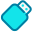 external flash-drive-computer-device-anggara-blue-anggara-putra-2 icon