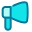 external megaphone-basic-user-interface-anggara-blue-anggara-putra icon