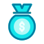 external money-bag-payment-anggara-blue-anggara-putra icon
