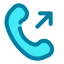 external out-call-communication-anggara-blue-anggara-putra icon