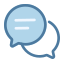 external talking-bubble-chat-anggara-blue-anggara-putra-2 icon
