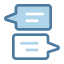 external talking-bubble-chat-anggara-blue-anggara-putra icon