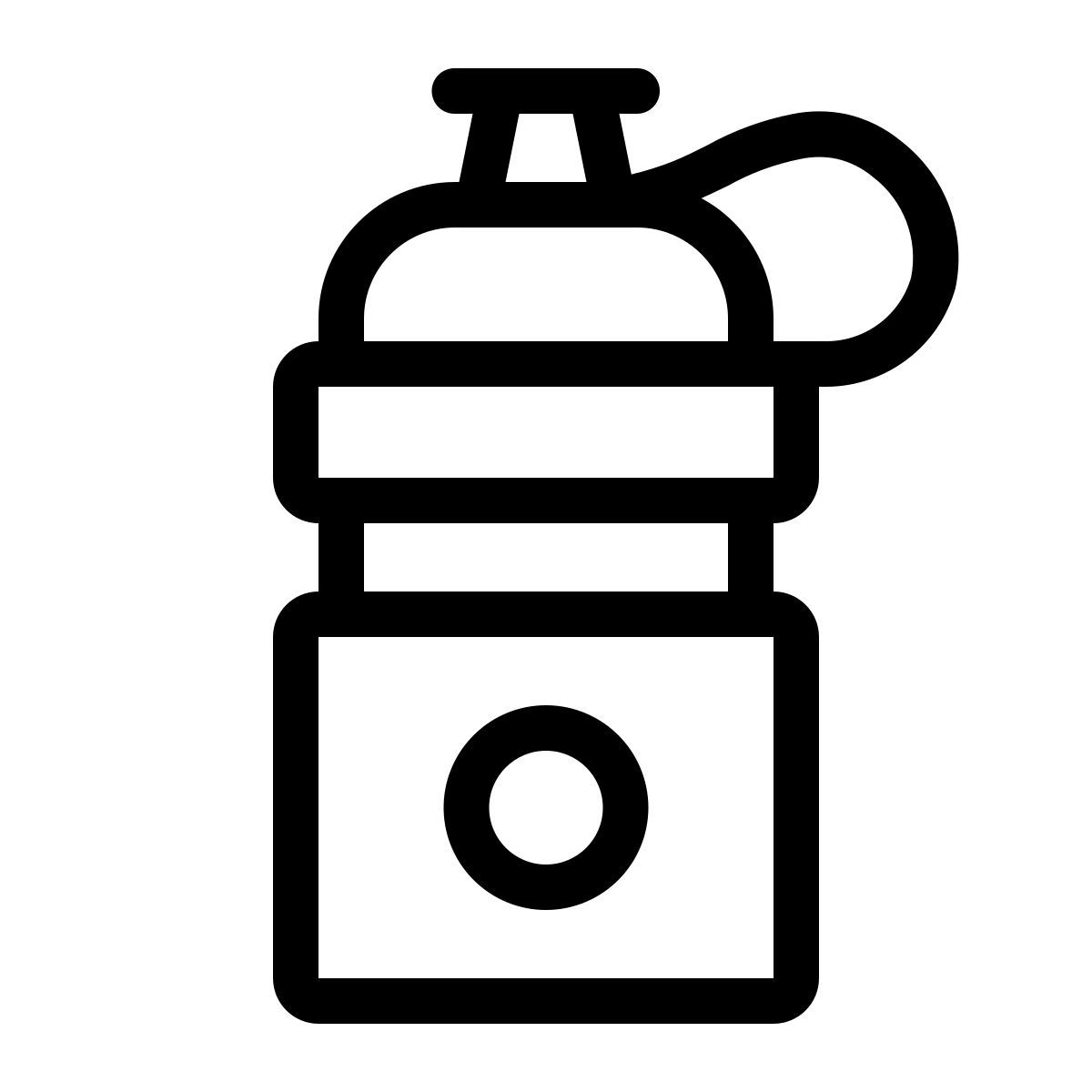 bottle of water icon
