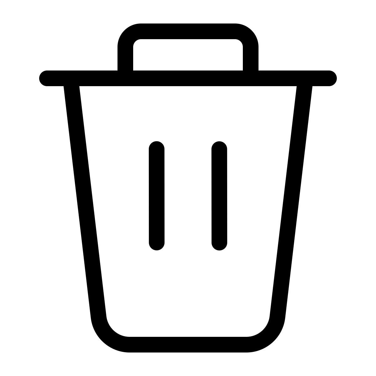 trash bin icon