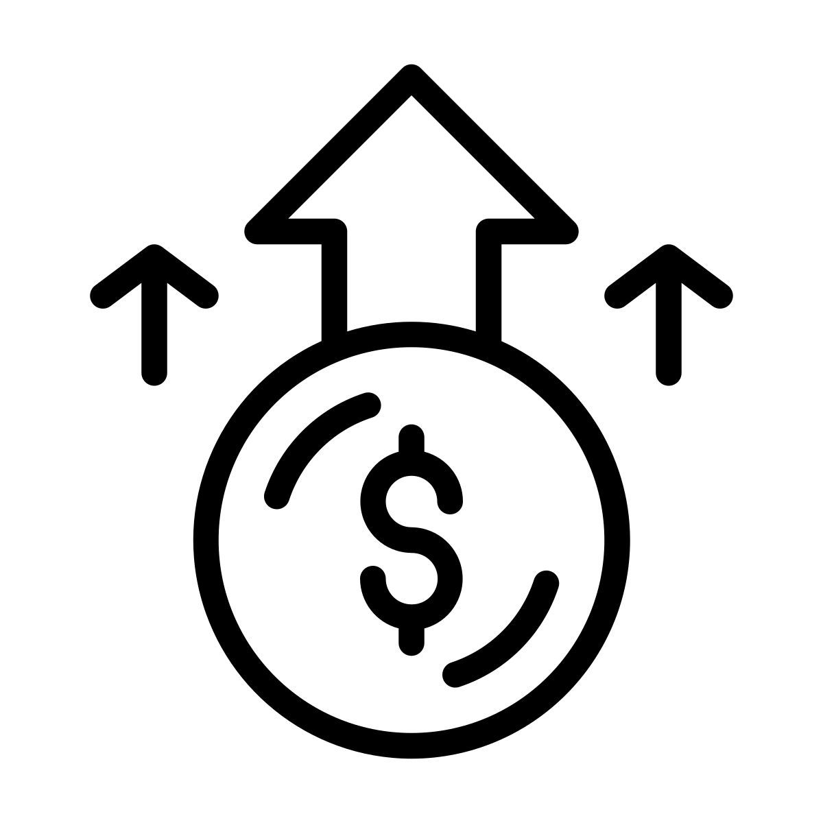 financial growth icon