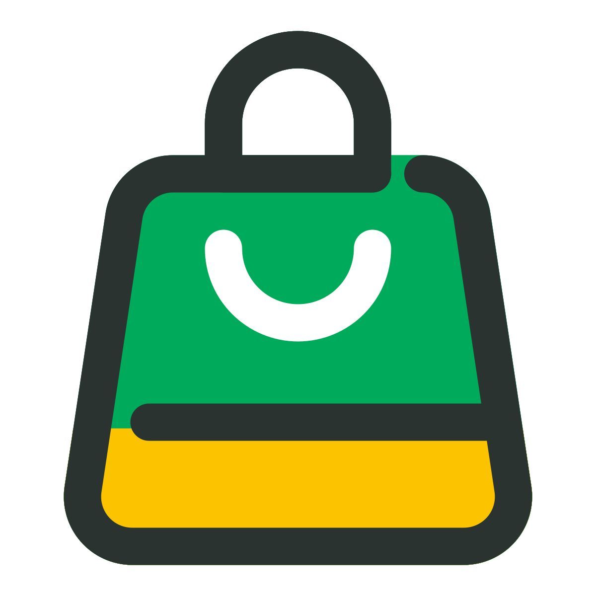 tasche vorderansicht icon