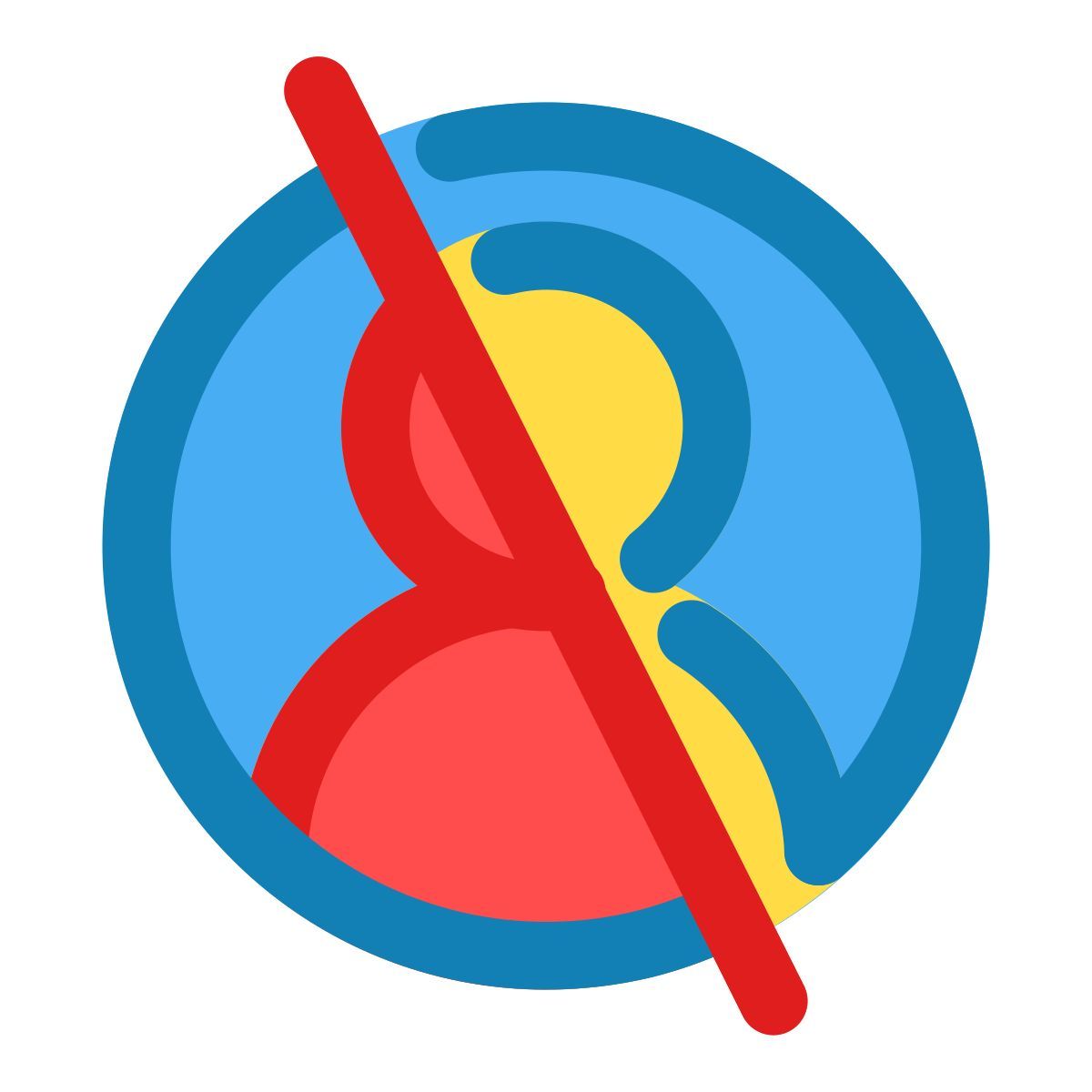 사용자 차단 icon