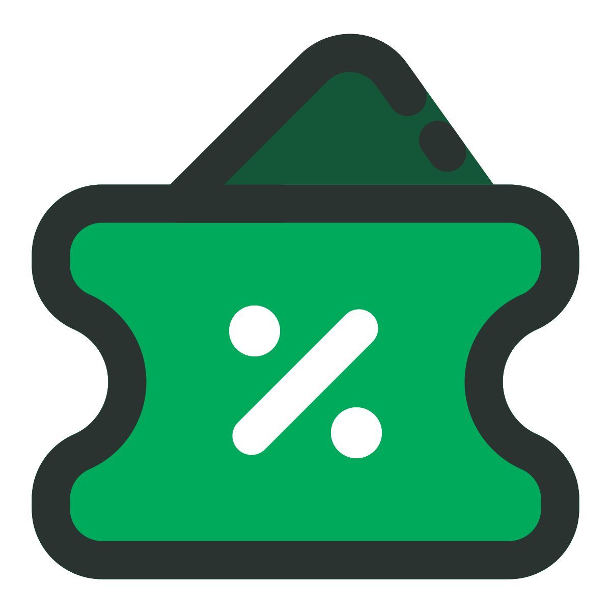 taglio del coupon icon