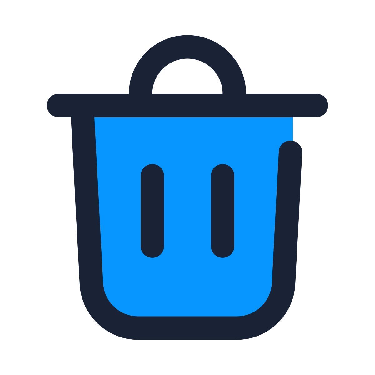 cubo de basura icon