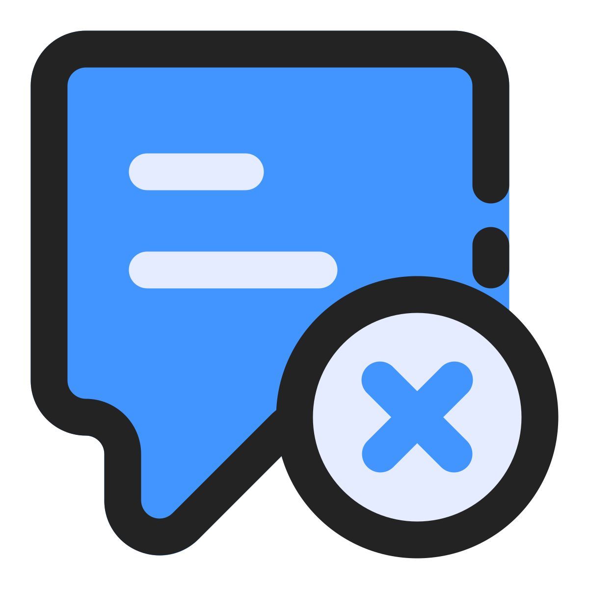 delete message icon