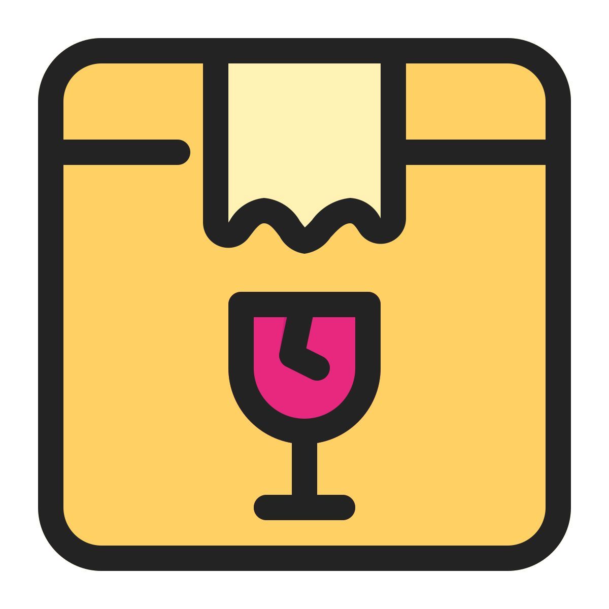 fragile icon