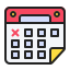 external calendar-calendar-anggara-filled-outline-anggara-putra-14 icon