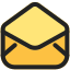 external open-envelope-email-interface-anggara-filled-outline-anggara-putra icon
