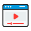 external video-player-audio-anggara-filled-outline-anggara-putra-4 icon