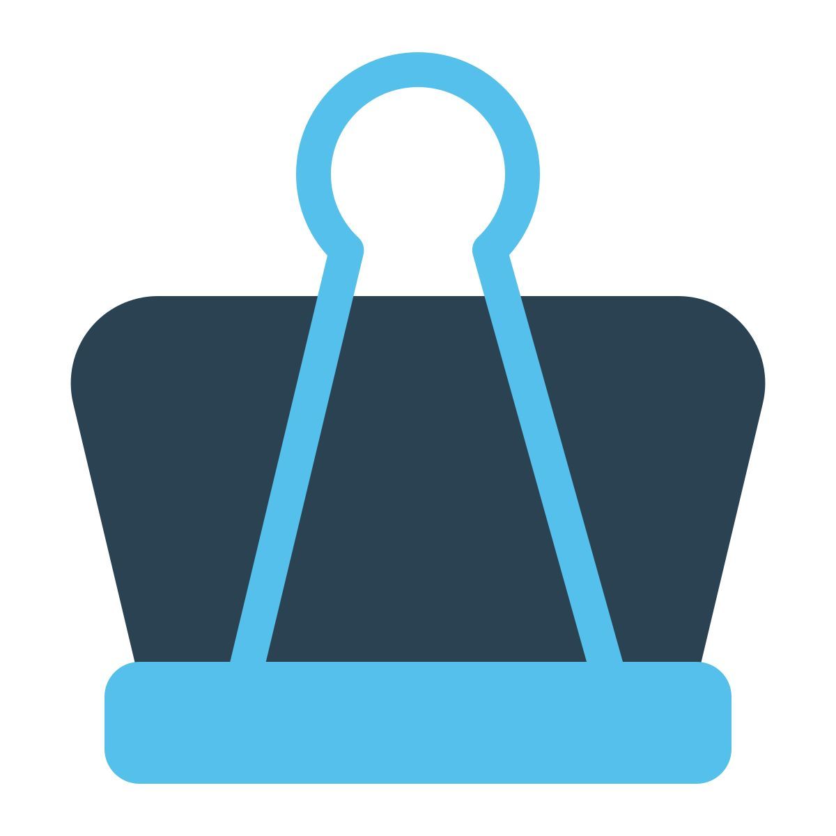 clip de carpeta icon