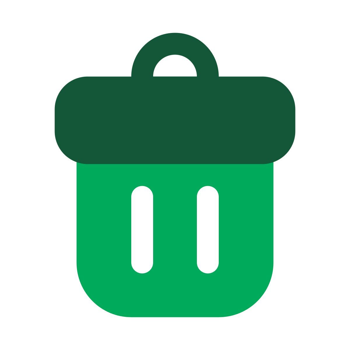 cubo de basura icon