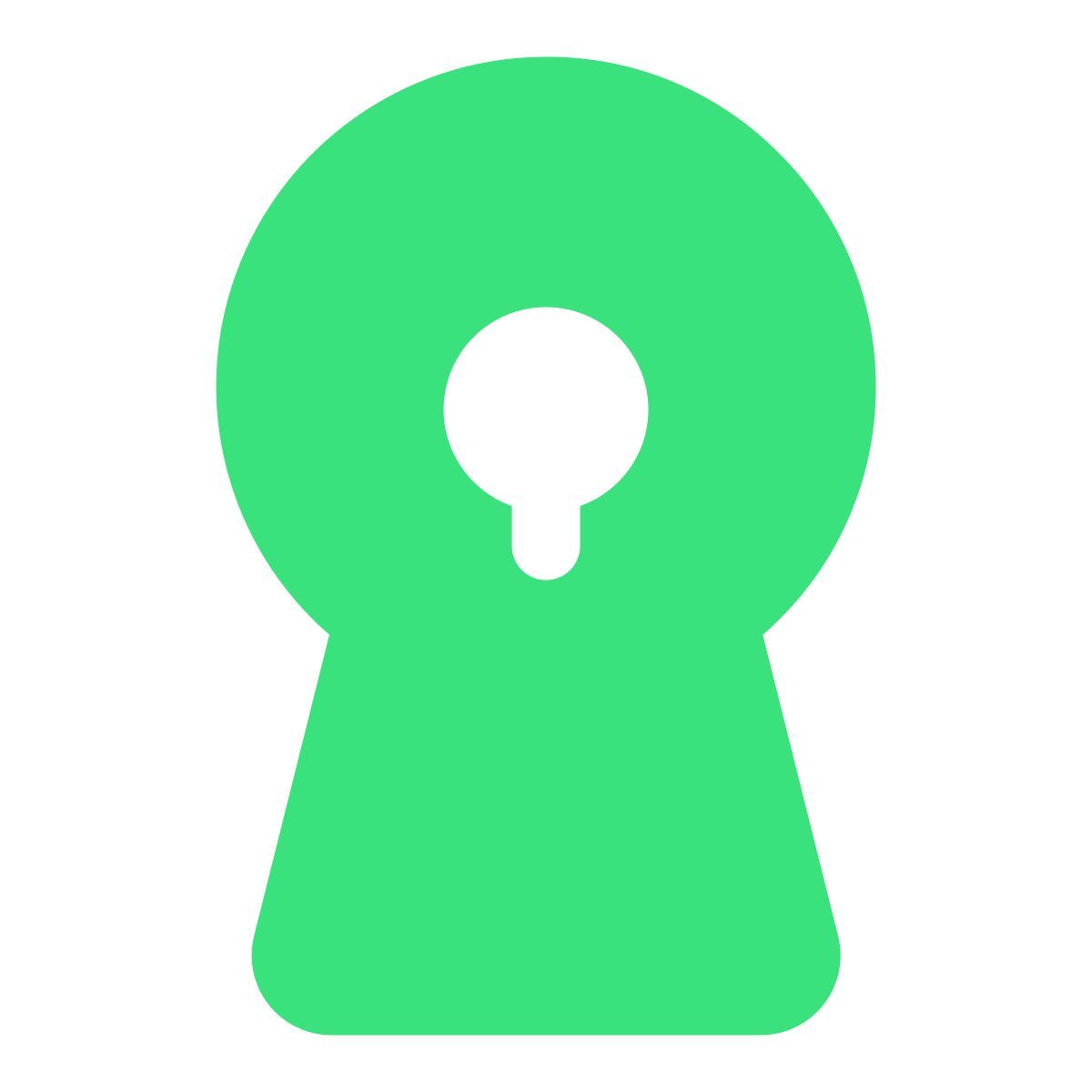 key hole icon