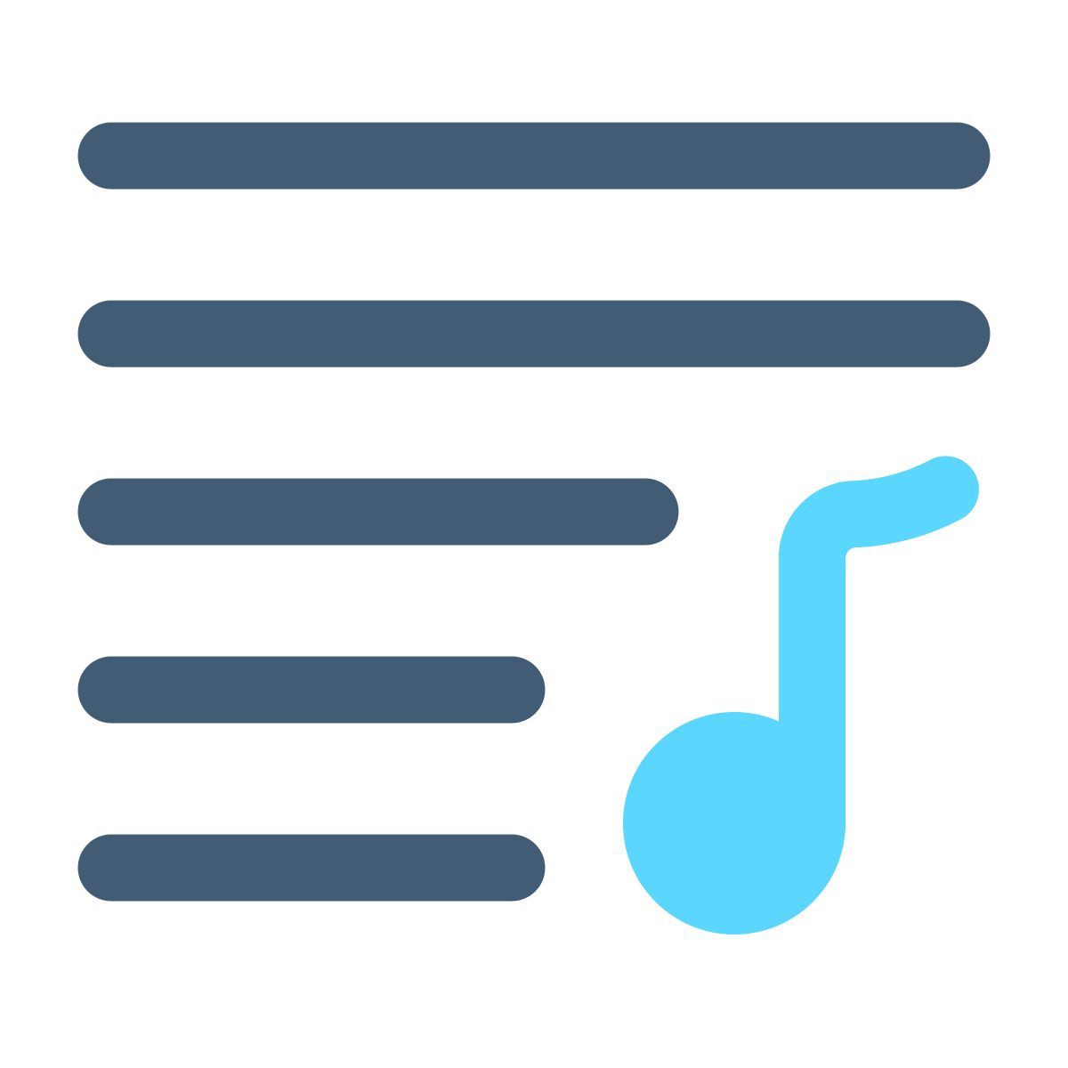 elenco di riproduzione icon