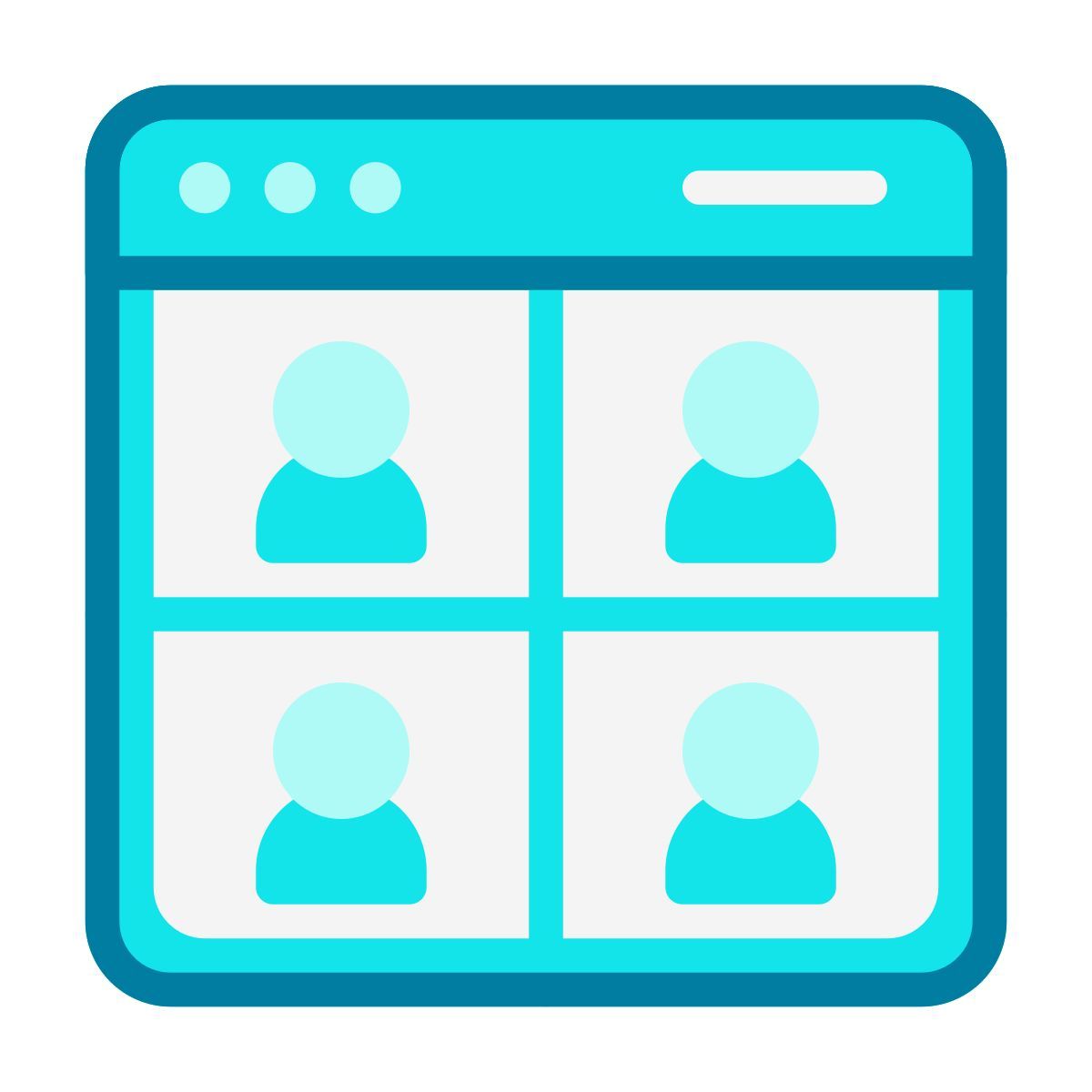 virtual meeting icon