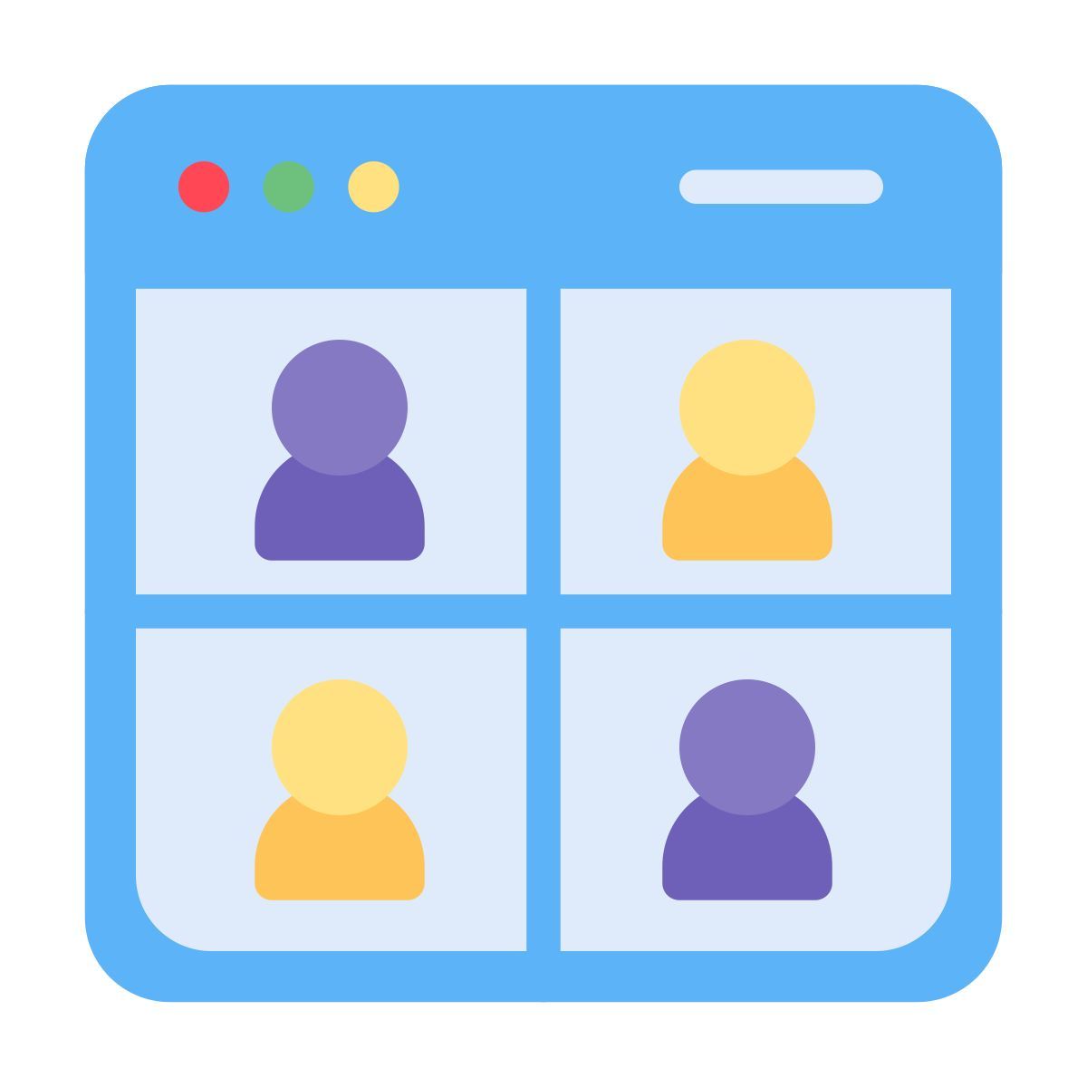 virtual meeting icon