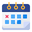 external calendar-calendar-anggara-flat-anggara-putra-14 icon