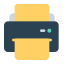 external printer-school-anggara-flat-anggara-putra icon