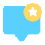 external star-message-bubble-chat-anggara-flat-anggara-putra icon