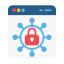 external web-security-seo-marketing-anggara-flat-anggara-putra icon