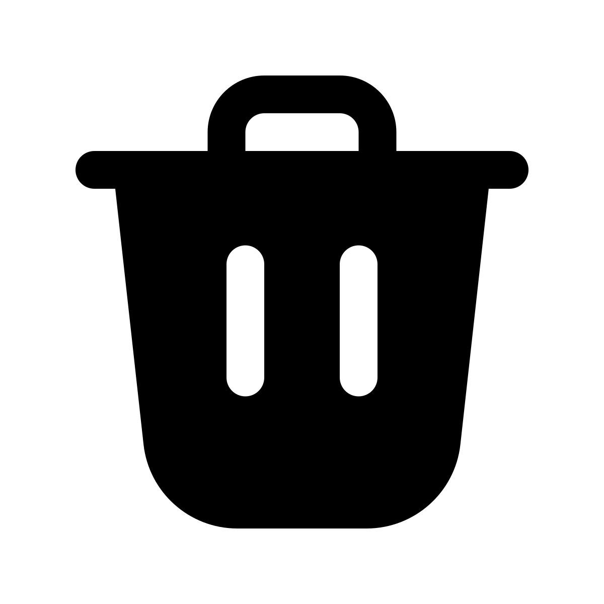 trash bin icon
