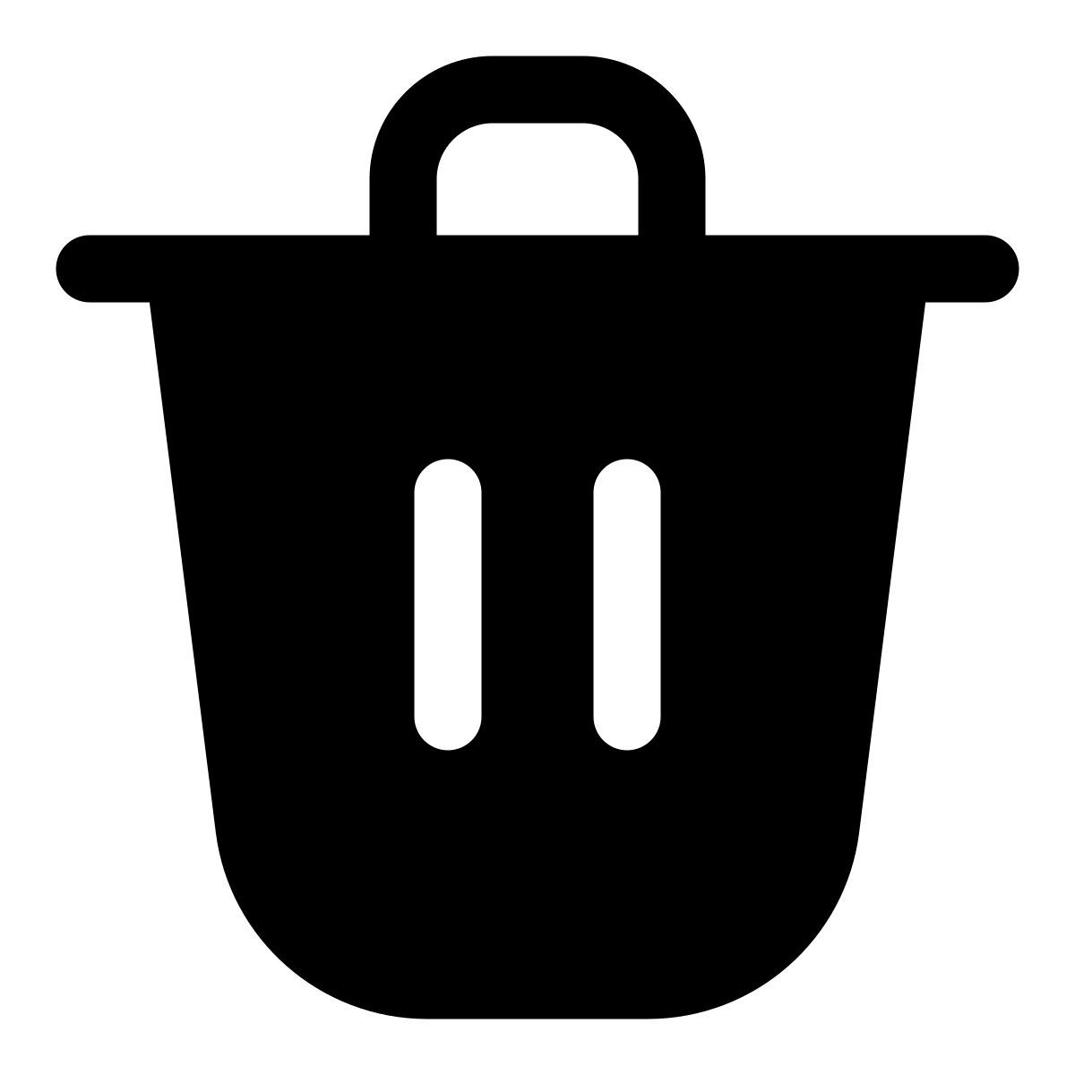 trash bin icon