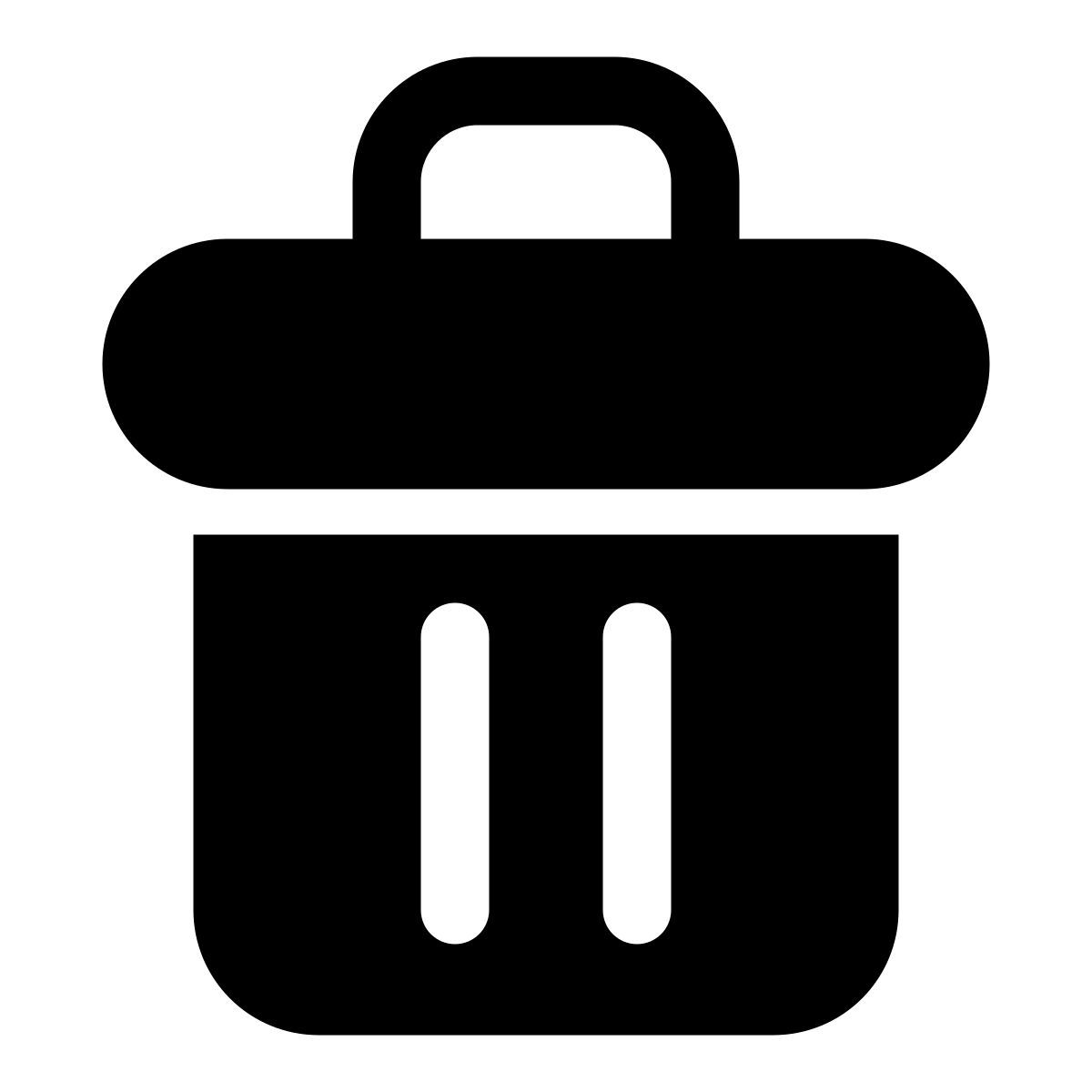 trash bin icon