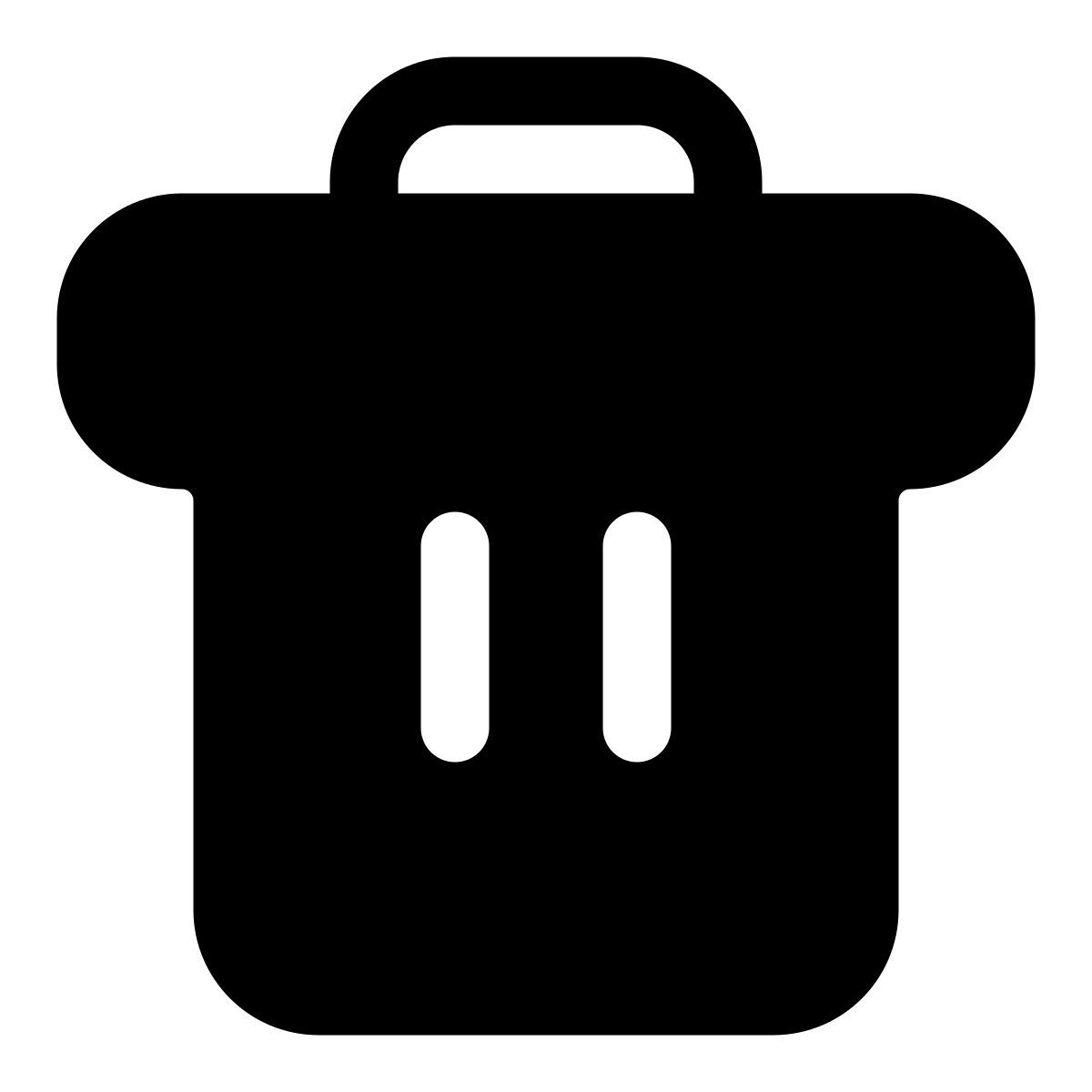 cubo de basura icon