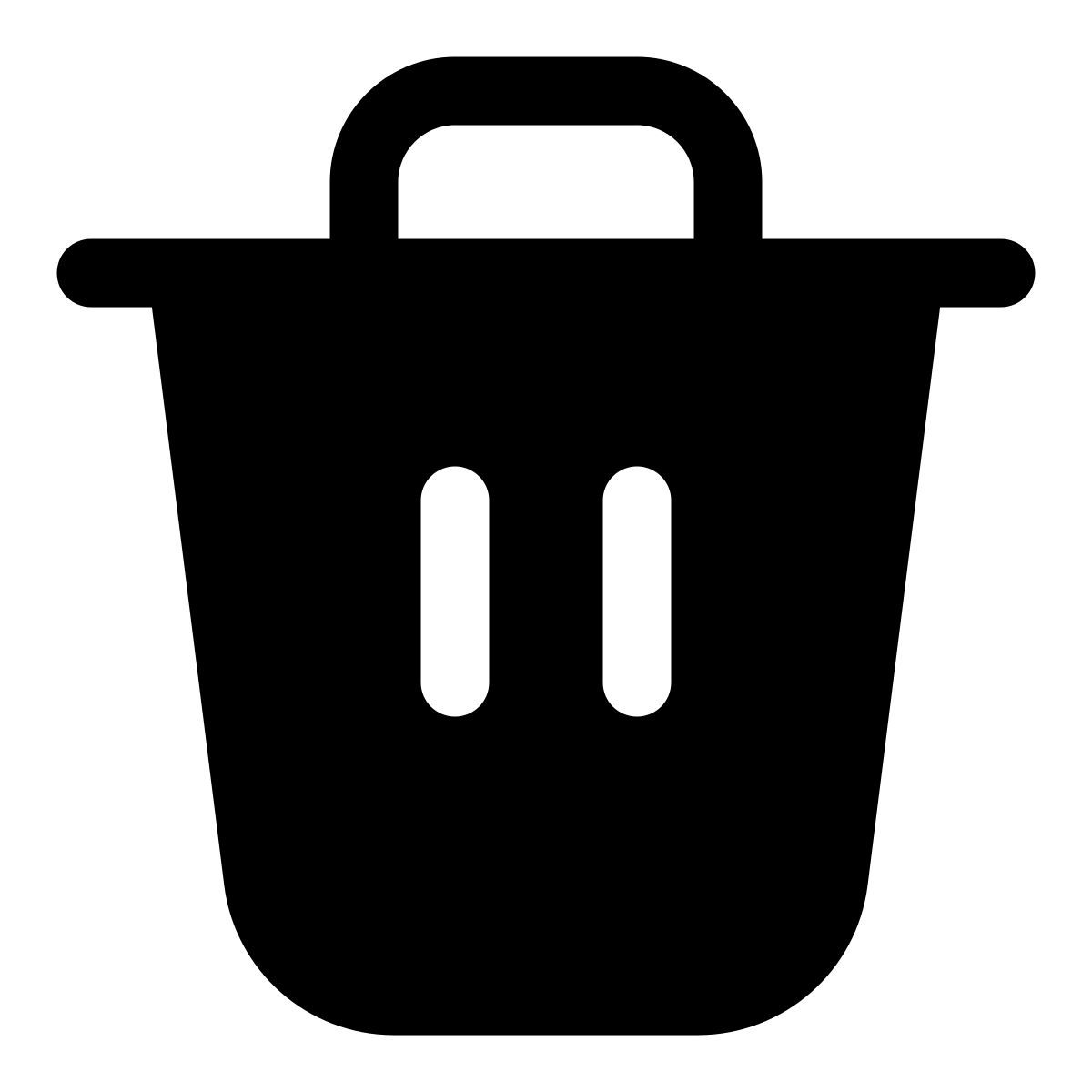 trash bin icon