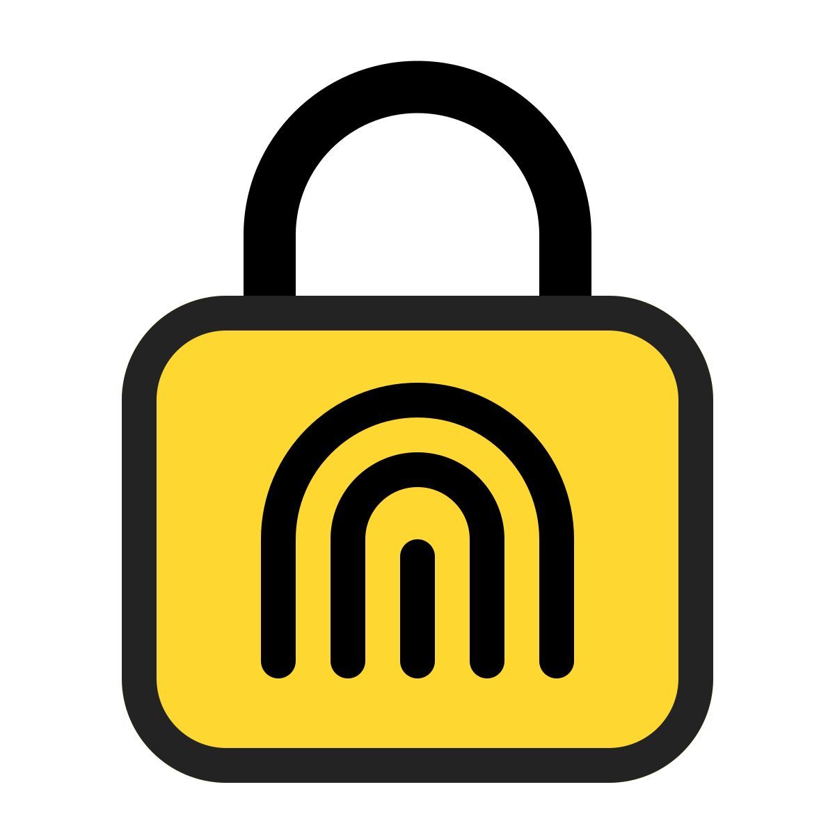 fingerprint scan icon