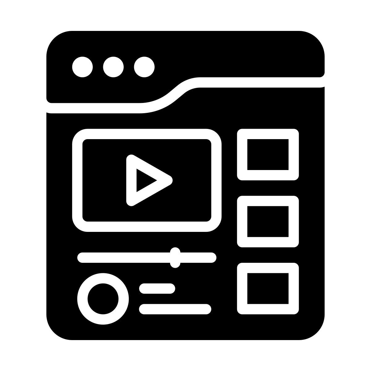 video stream icon