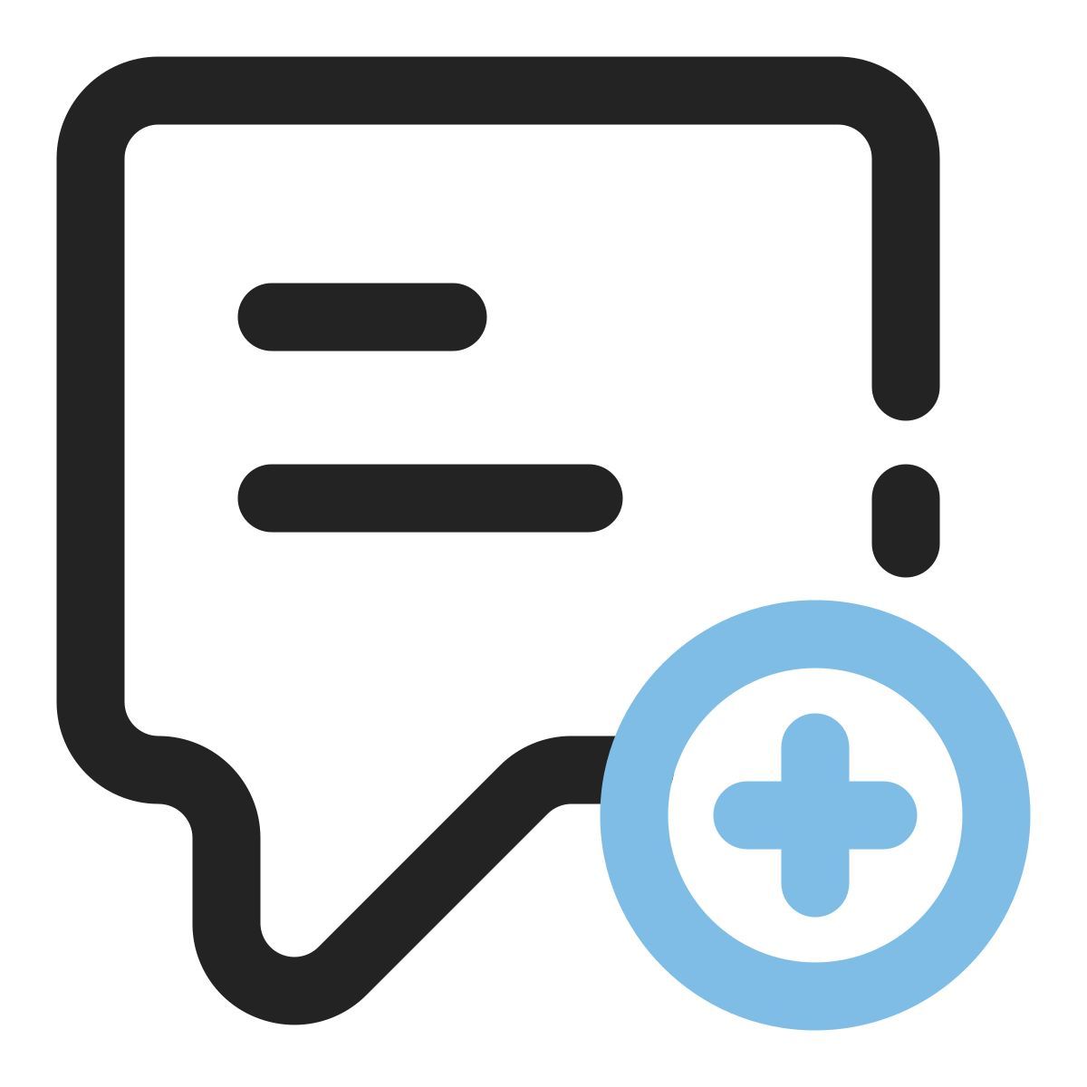 add message icon