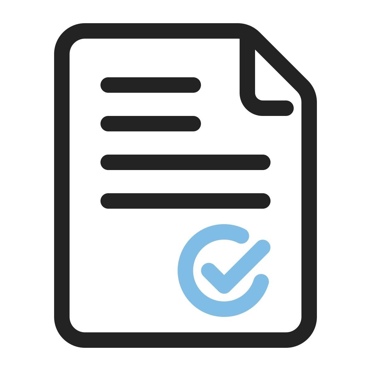 arquivo aprovado icon