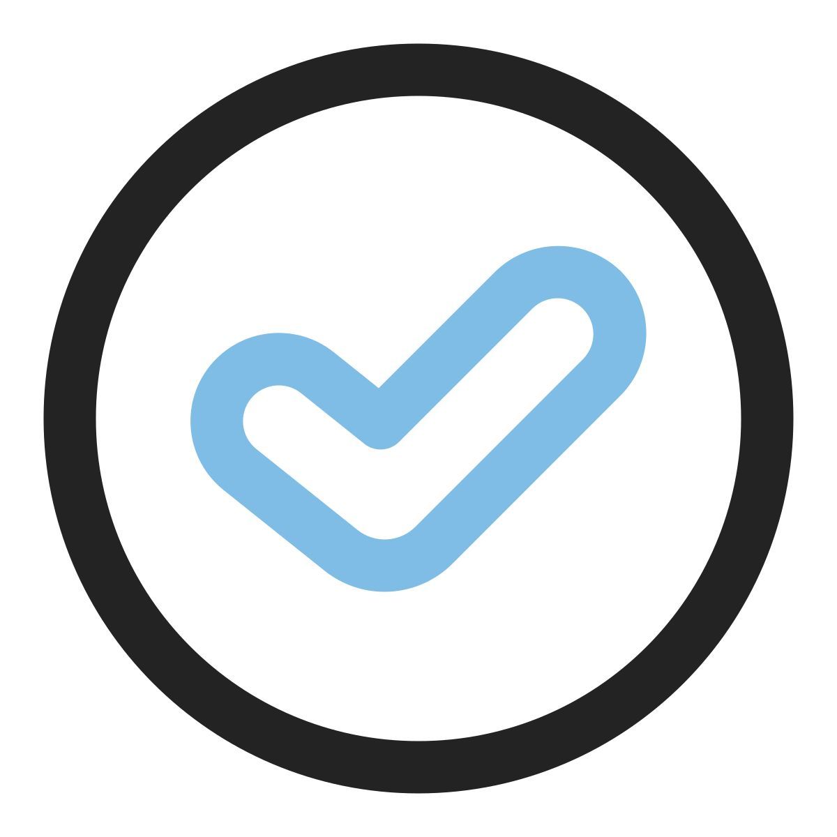cuadro de verificación relleno icon
