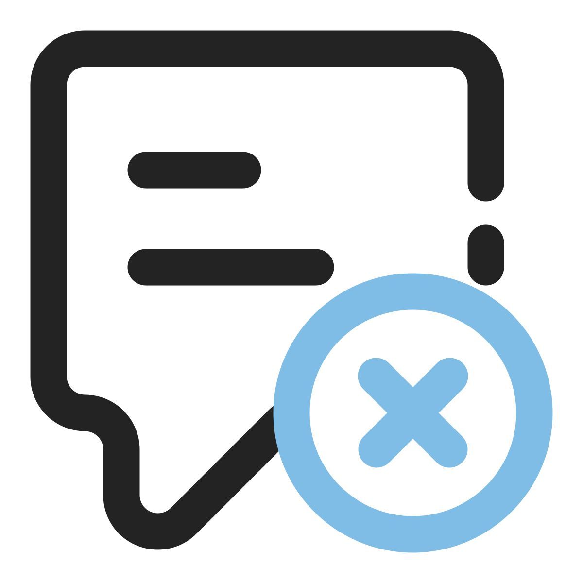 delete chat icon