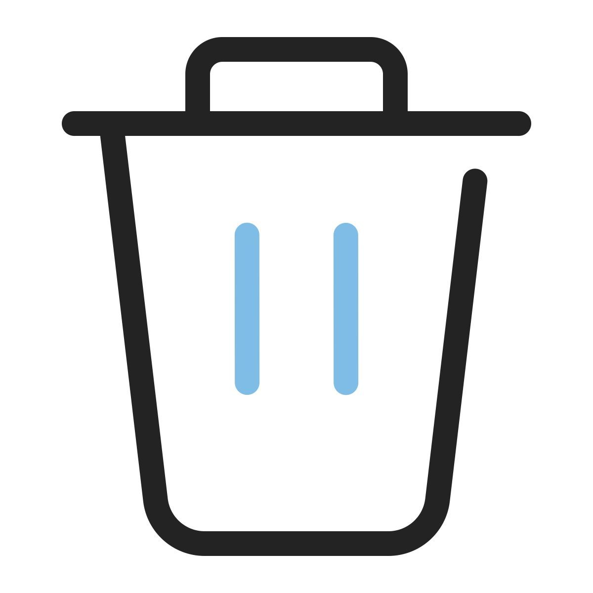 trash bin icon