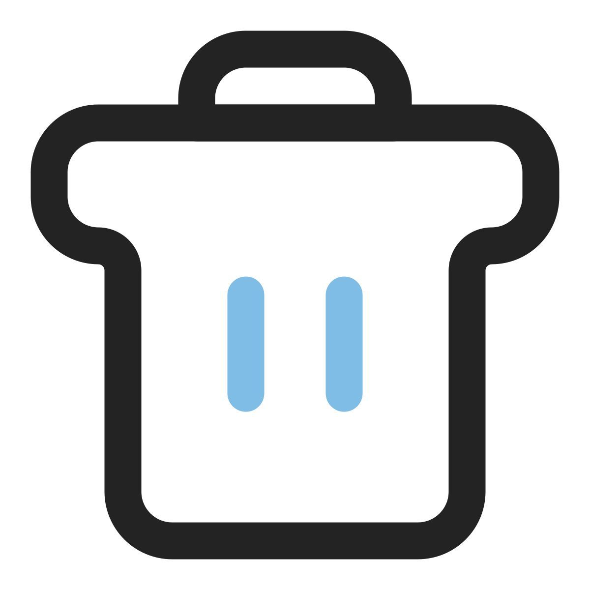 trash bin icon