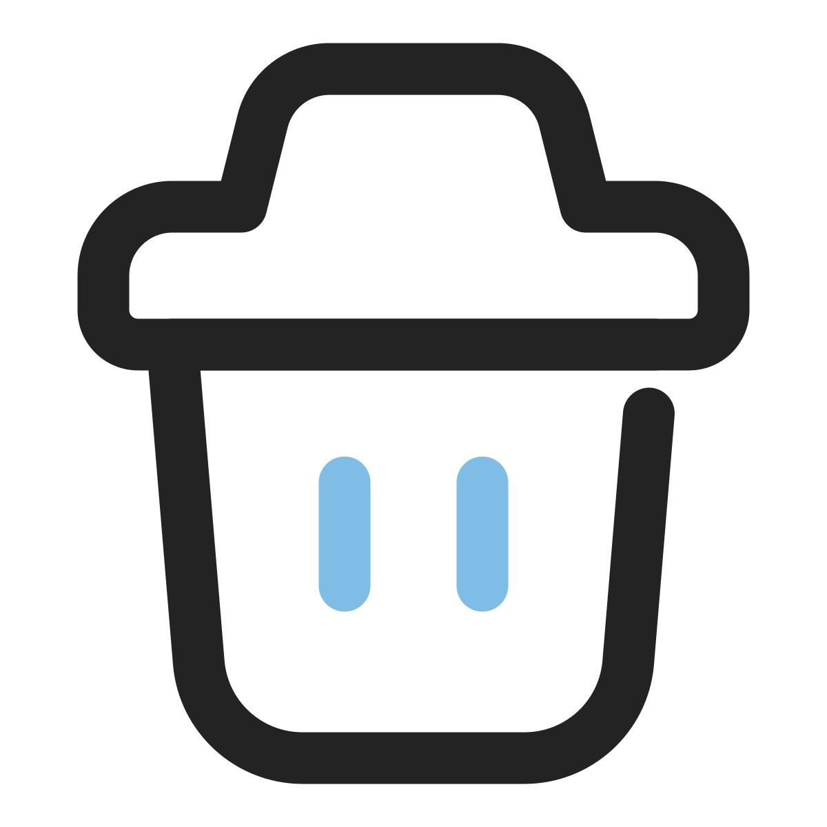 trash bin icon