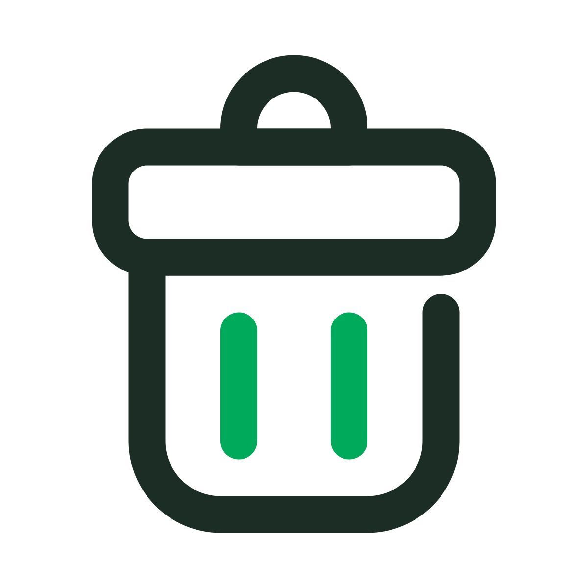cubo de basura icon