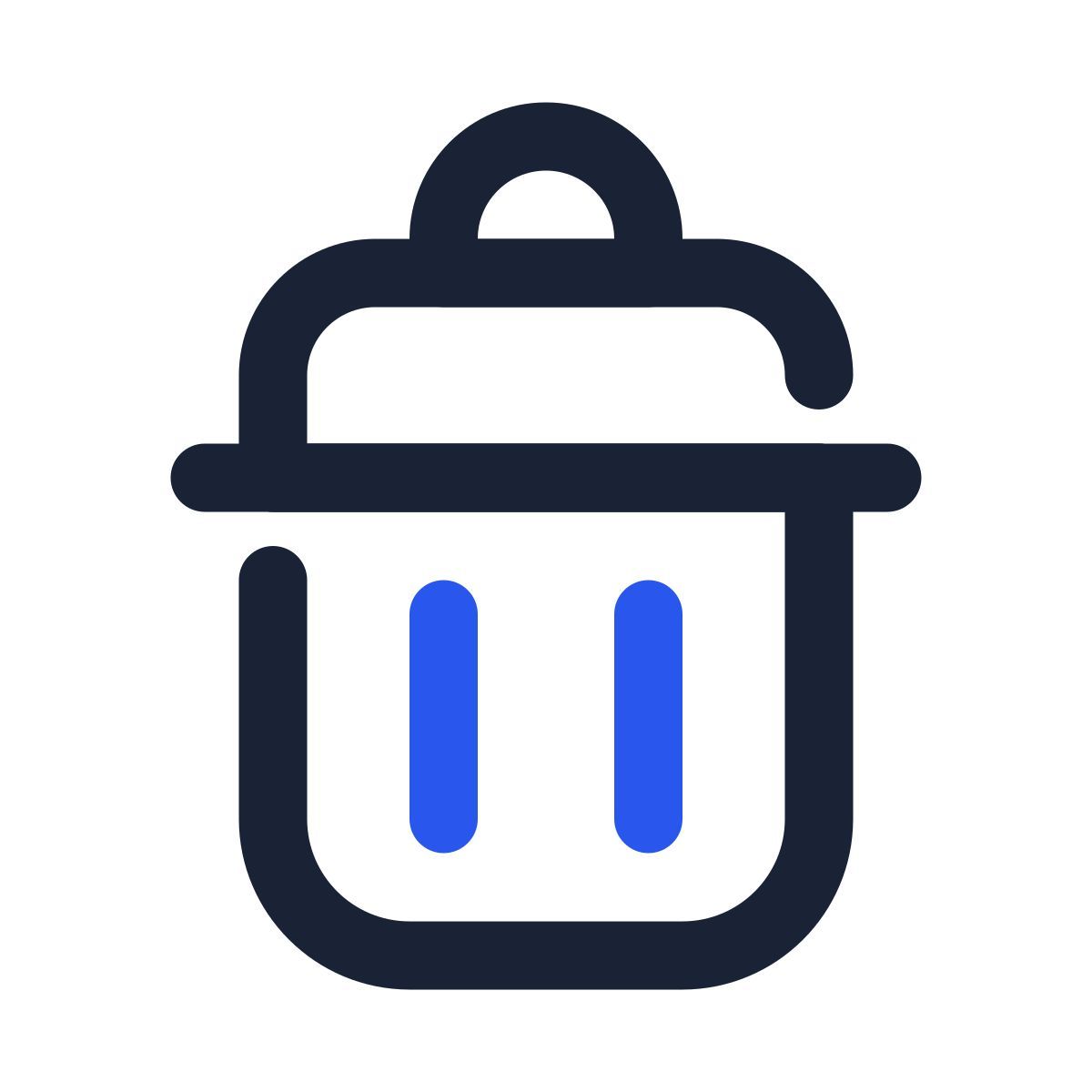 cubo de basura icon