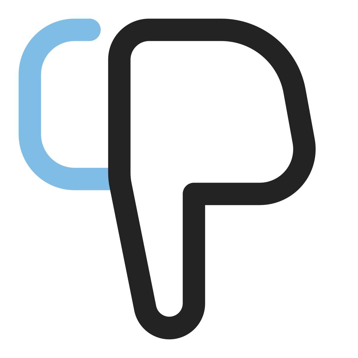 dislike icon