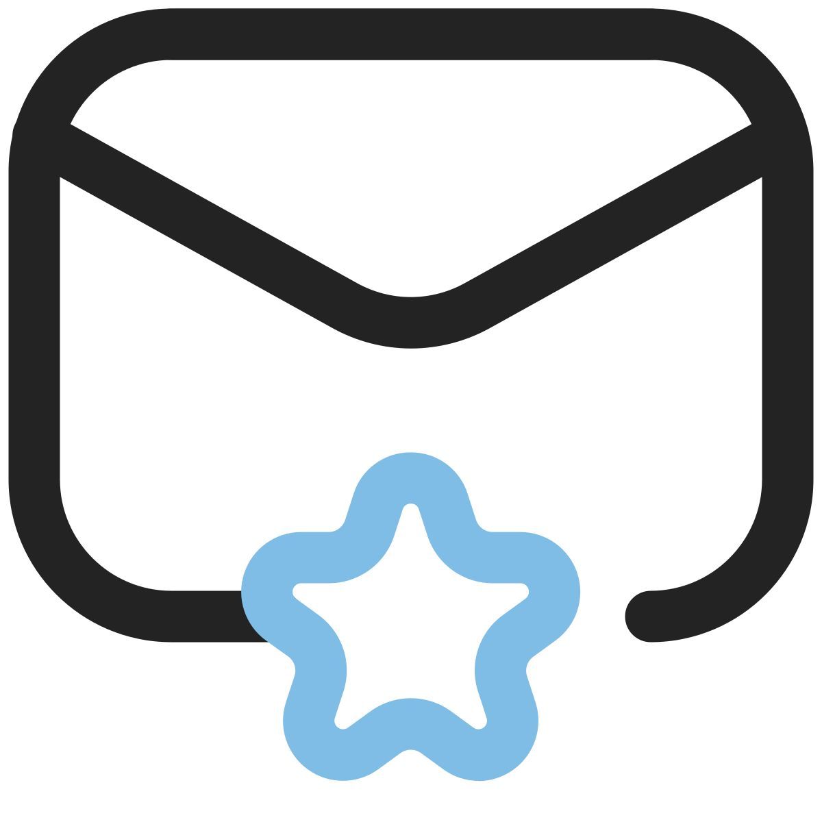 favorite mail icon