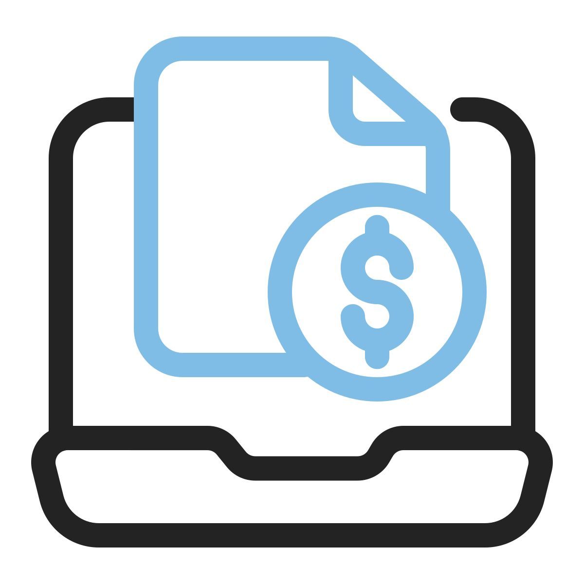 informe financiero icon