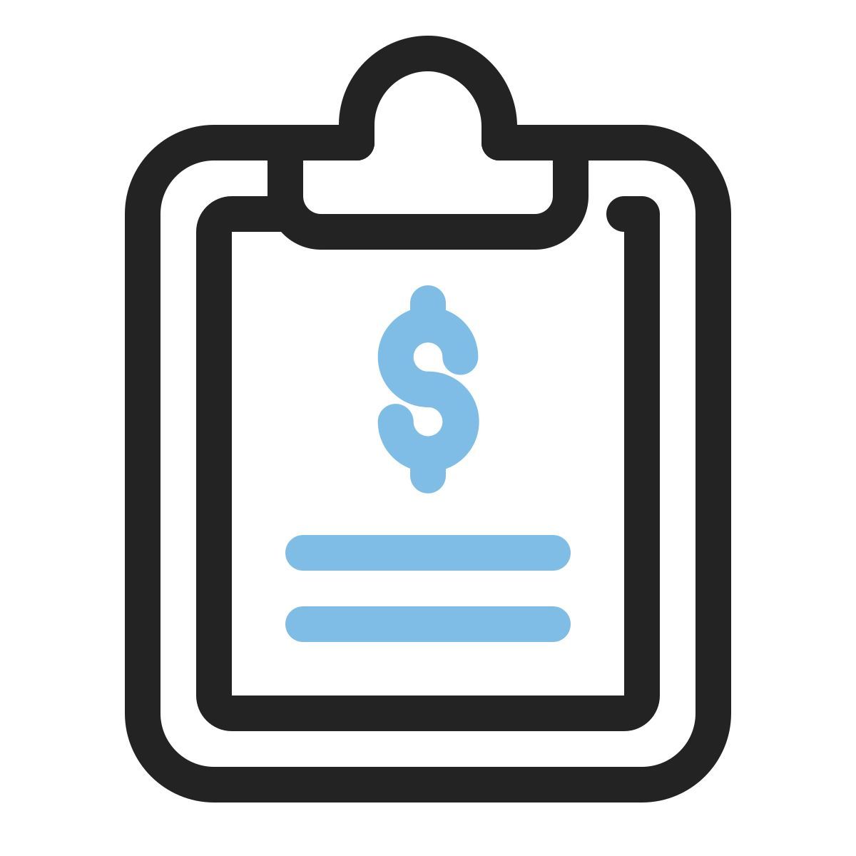 informe financiero icon
